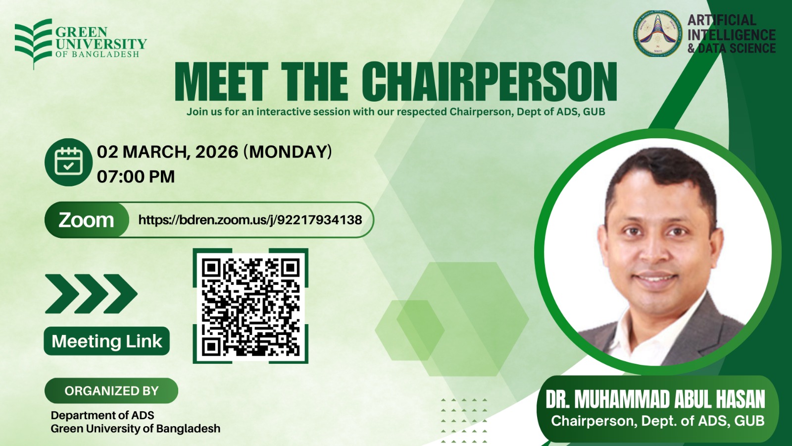 Chairperson Meets with First Semester Students for Pre-Midterm Guidance, Spring 2026, Batch 261