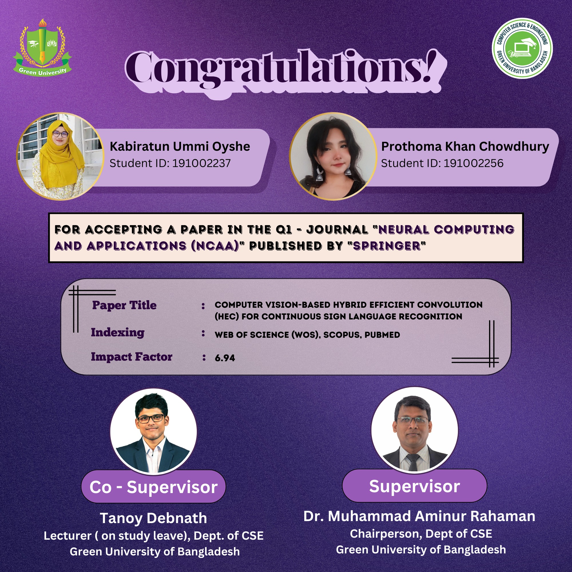 Celebrating a Remarkable Achievement in Computer Vision Research