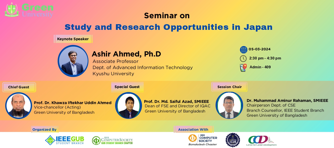Seminar on Study and Research Opportunities in Japan